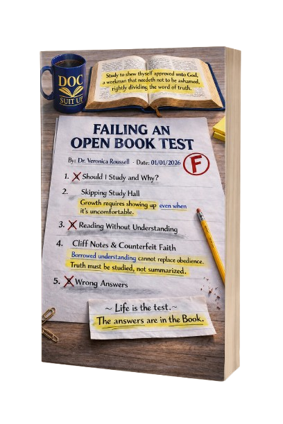 Failing an Open Book Test by Dr. Veronica Roussell