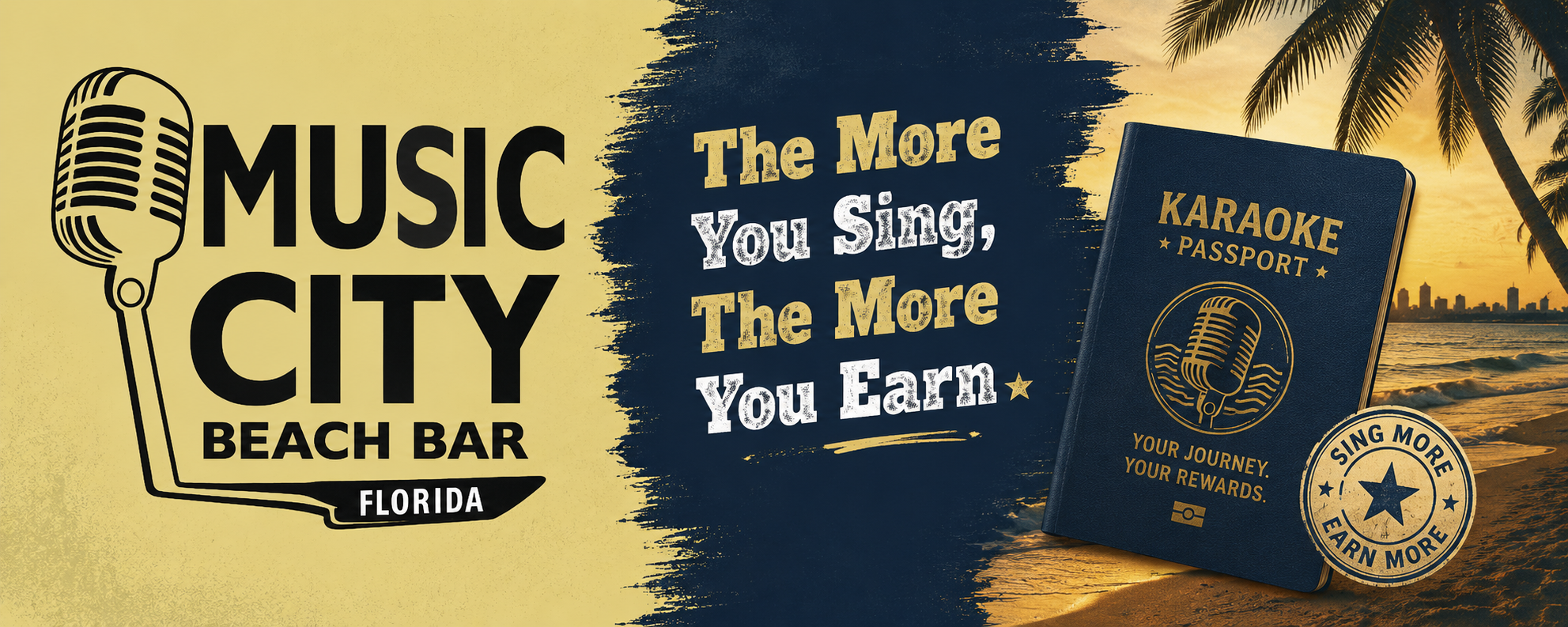 Music City Beach Bar Karaoke Passport