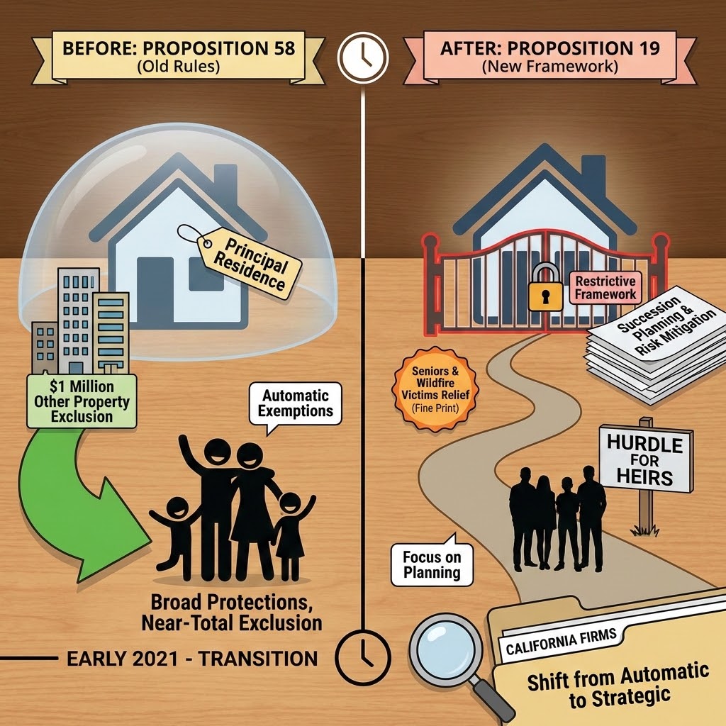 California property inheritance and Proposition 19 tax reassessment impact