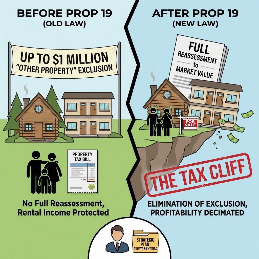 California property inheritance and Proposition 19 tax reassessment impact