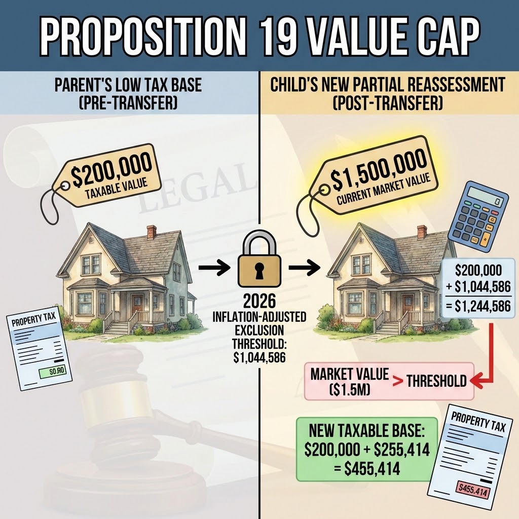 California property inheritance and Proposition 19 tax reassessment impact
