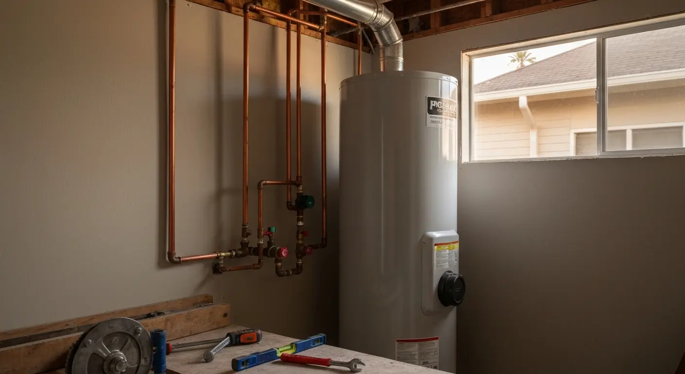Water heater installation