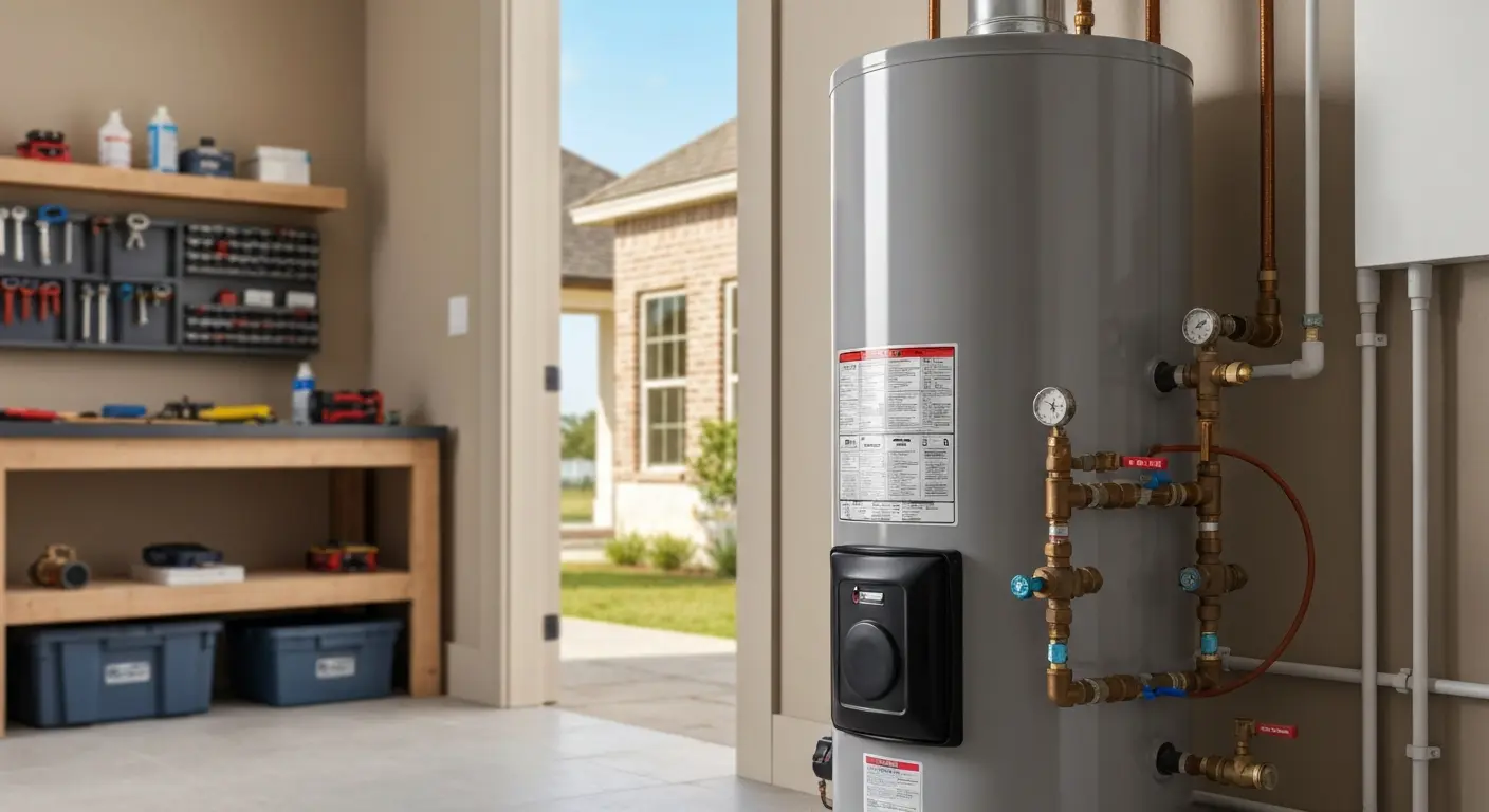 Tank water heater installation