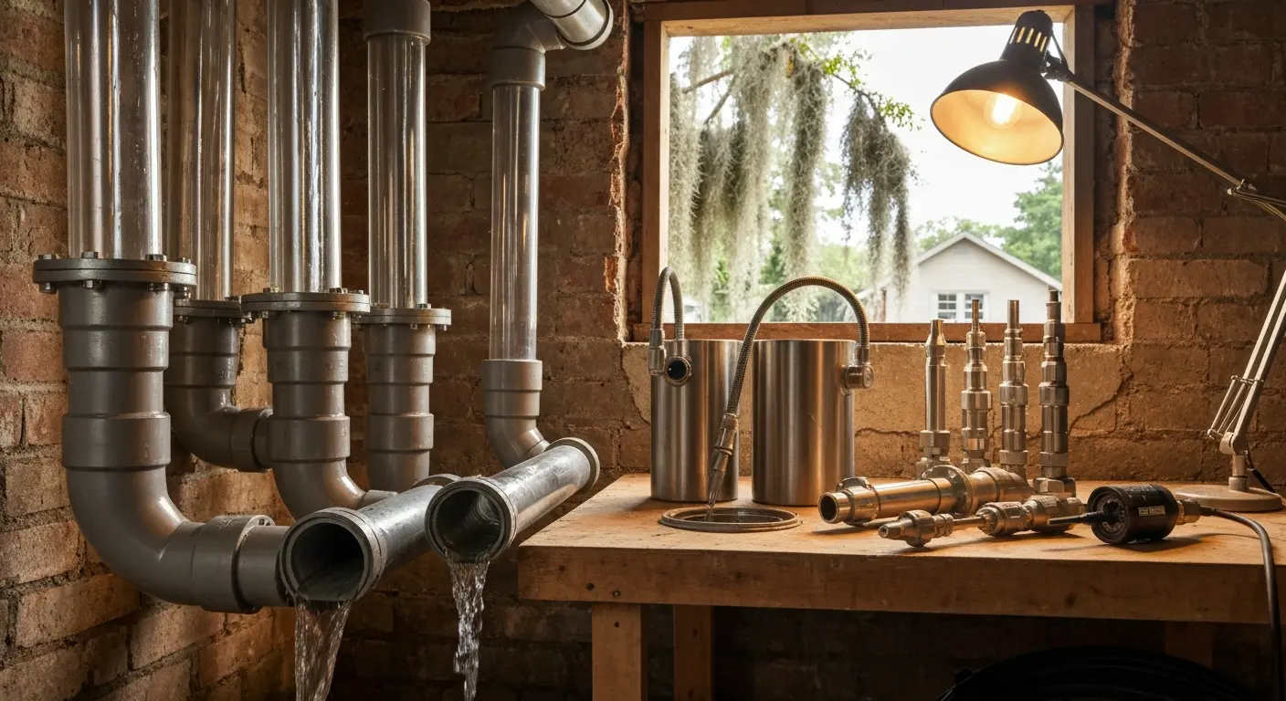 Drain cleaning service in Houston Heights