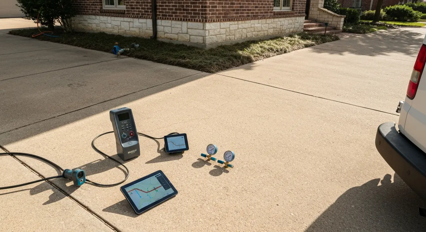 Water leak detection service