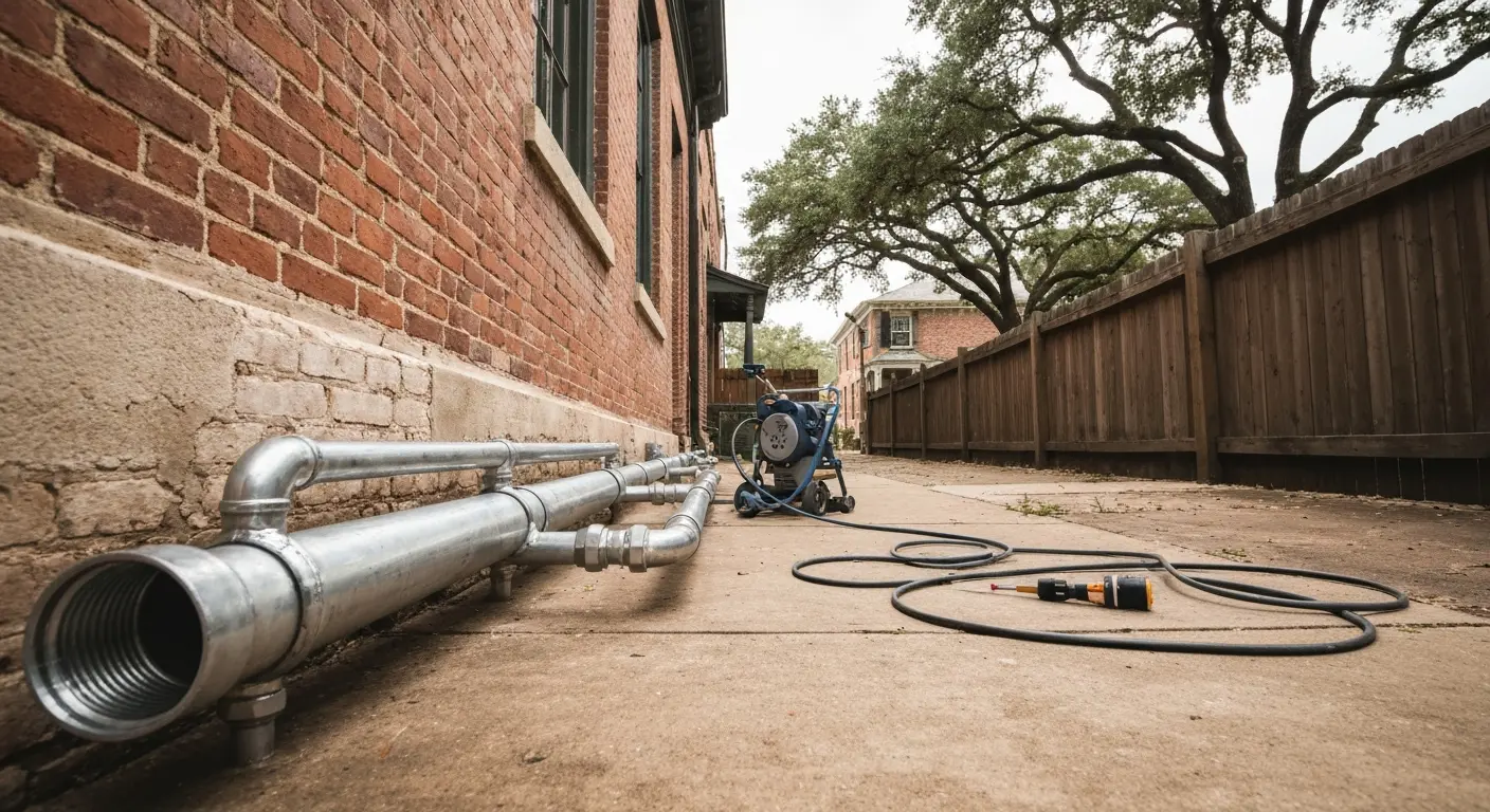 Drain cleaning service