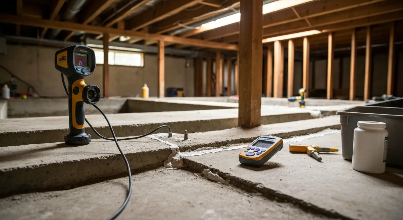 Leak detection work