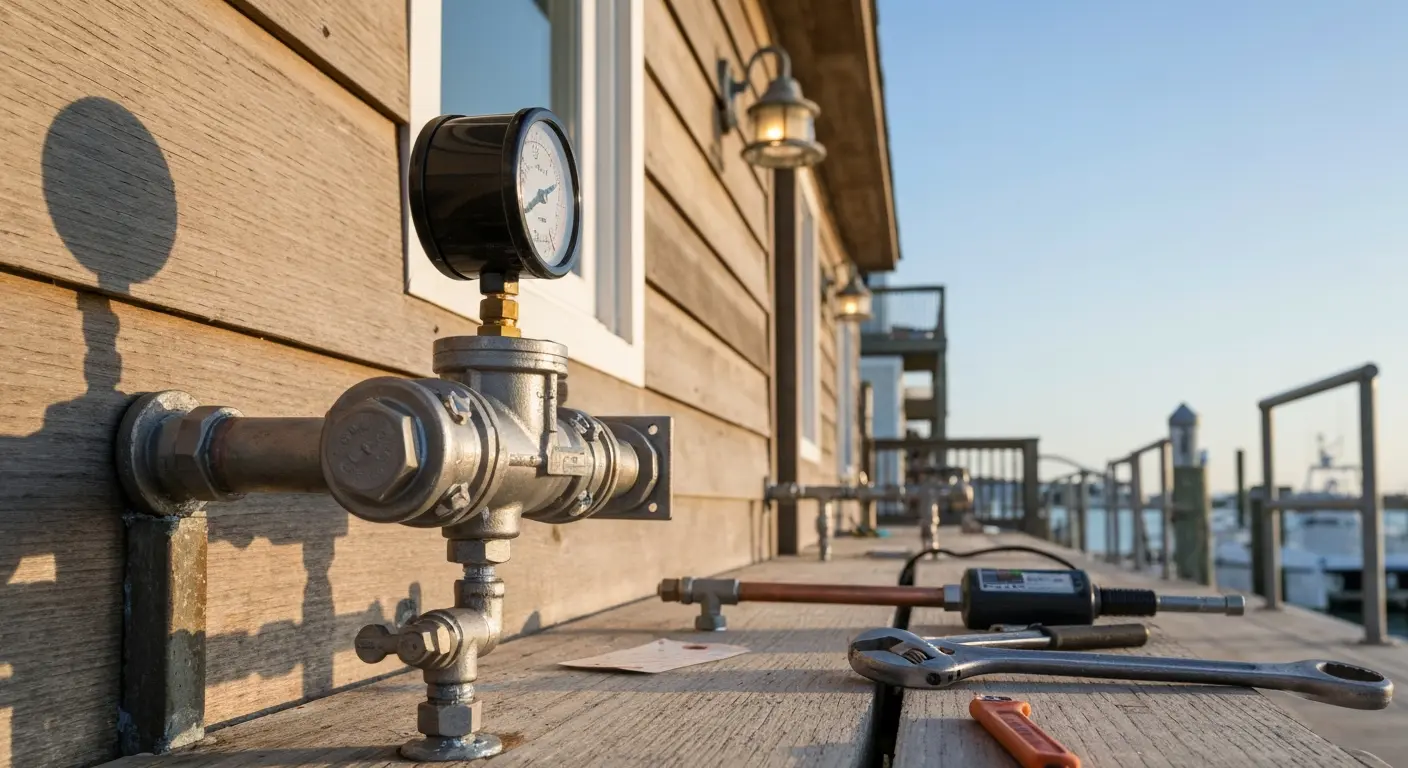 Gas line installation and repair service