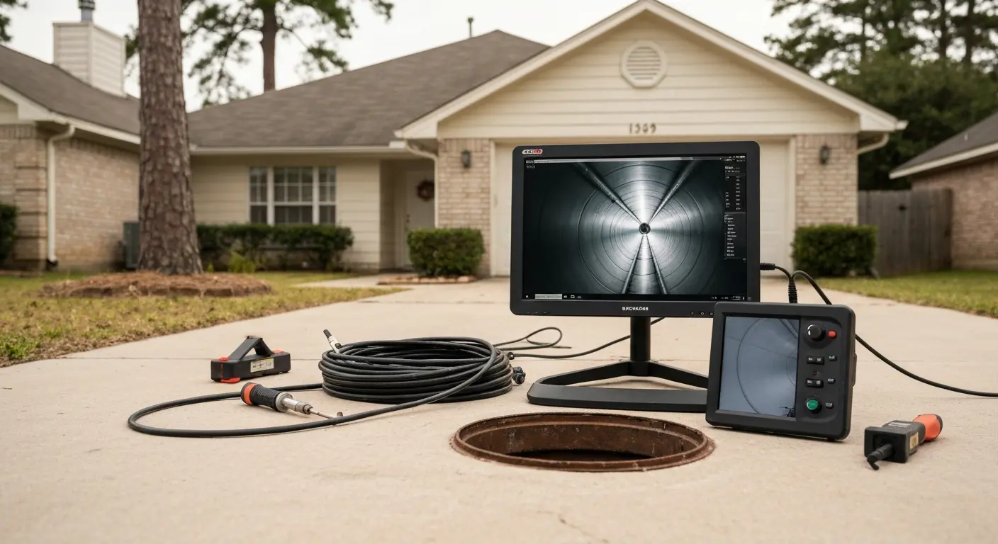Property inspection sewer camera