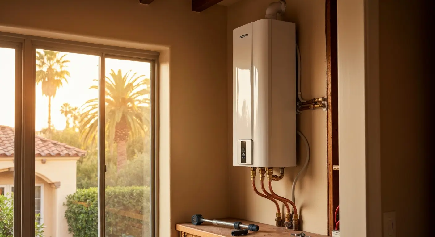 Water heater repair work