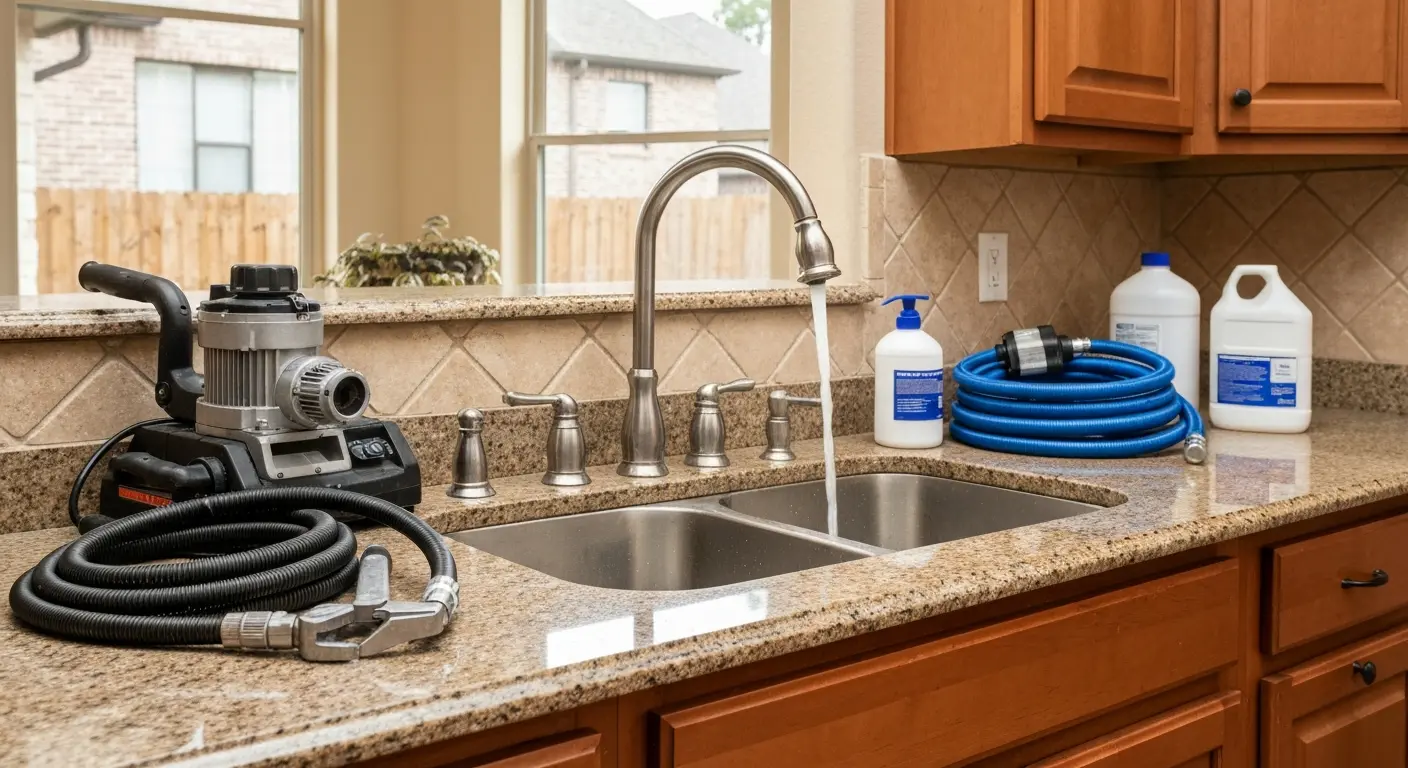 Residential drain cleaning
