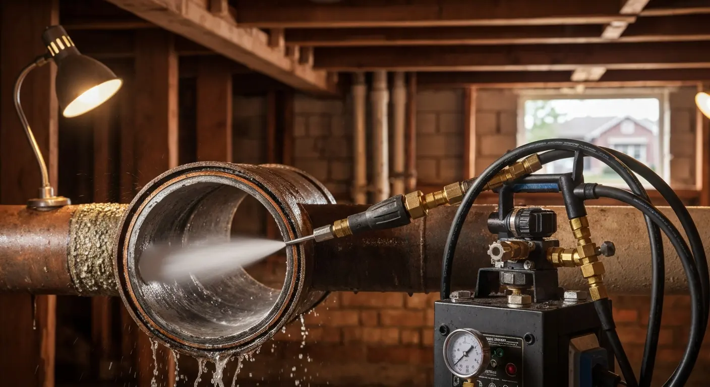 Hydro jetting service