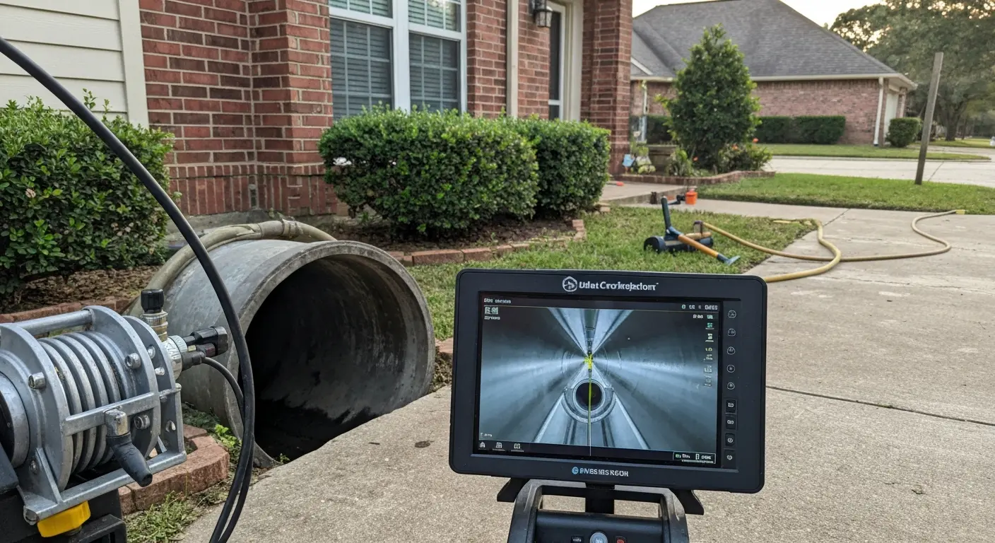 Drain camera inspection