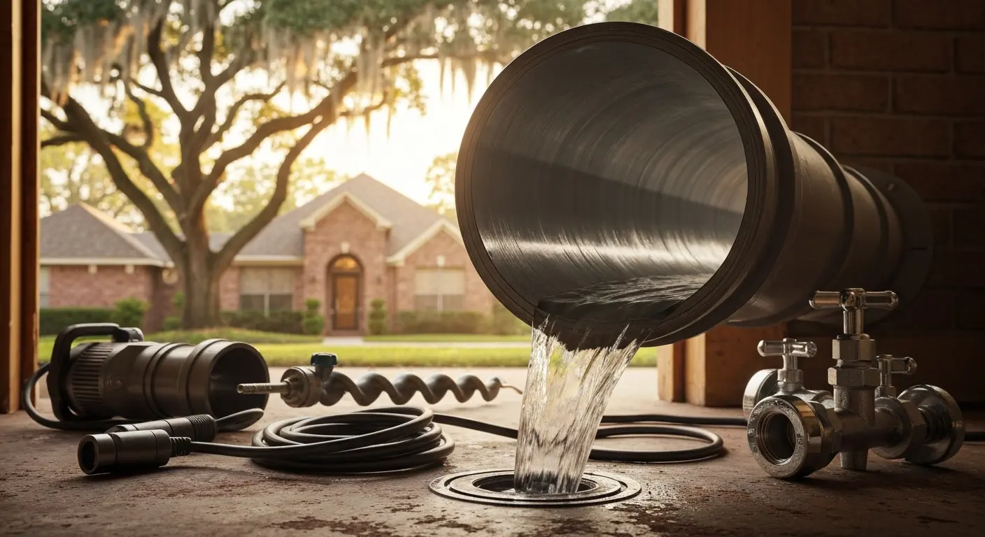 Drain cleaning service