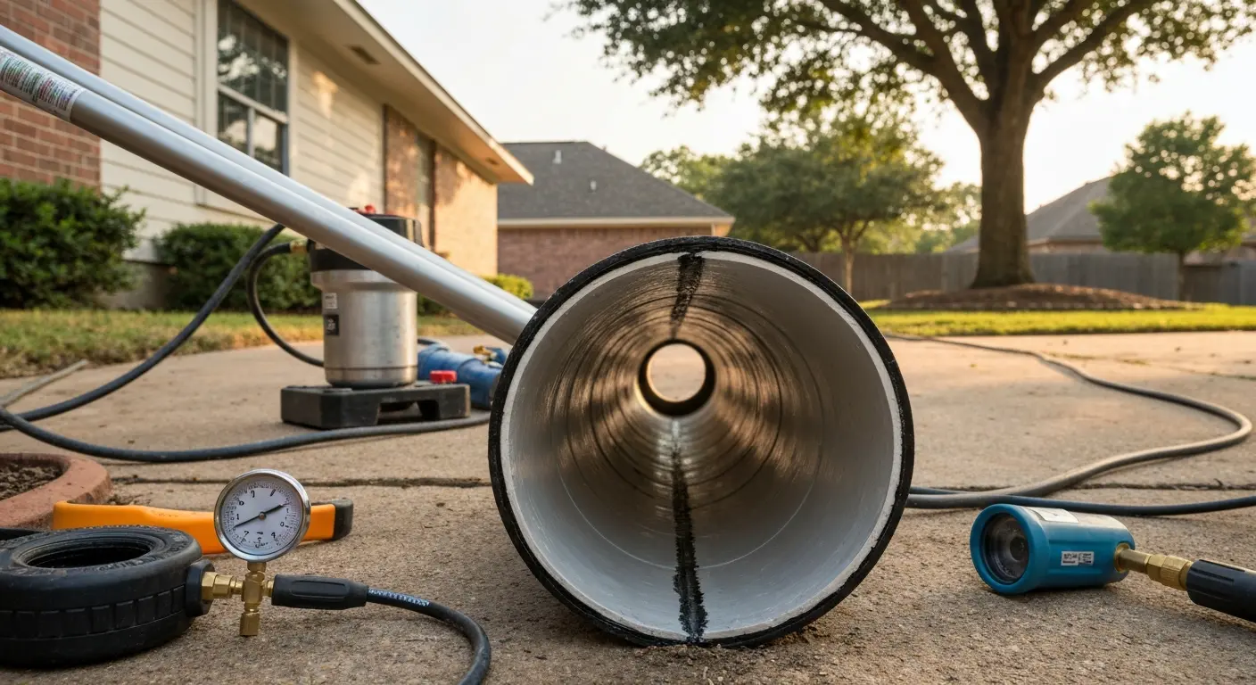 Trenchless pipe lining repair