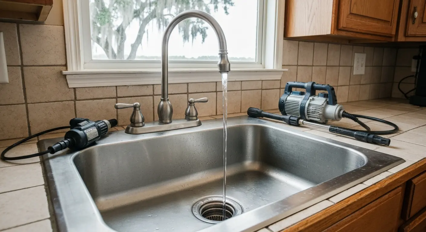 Drain cleaning service