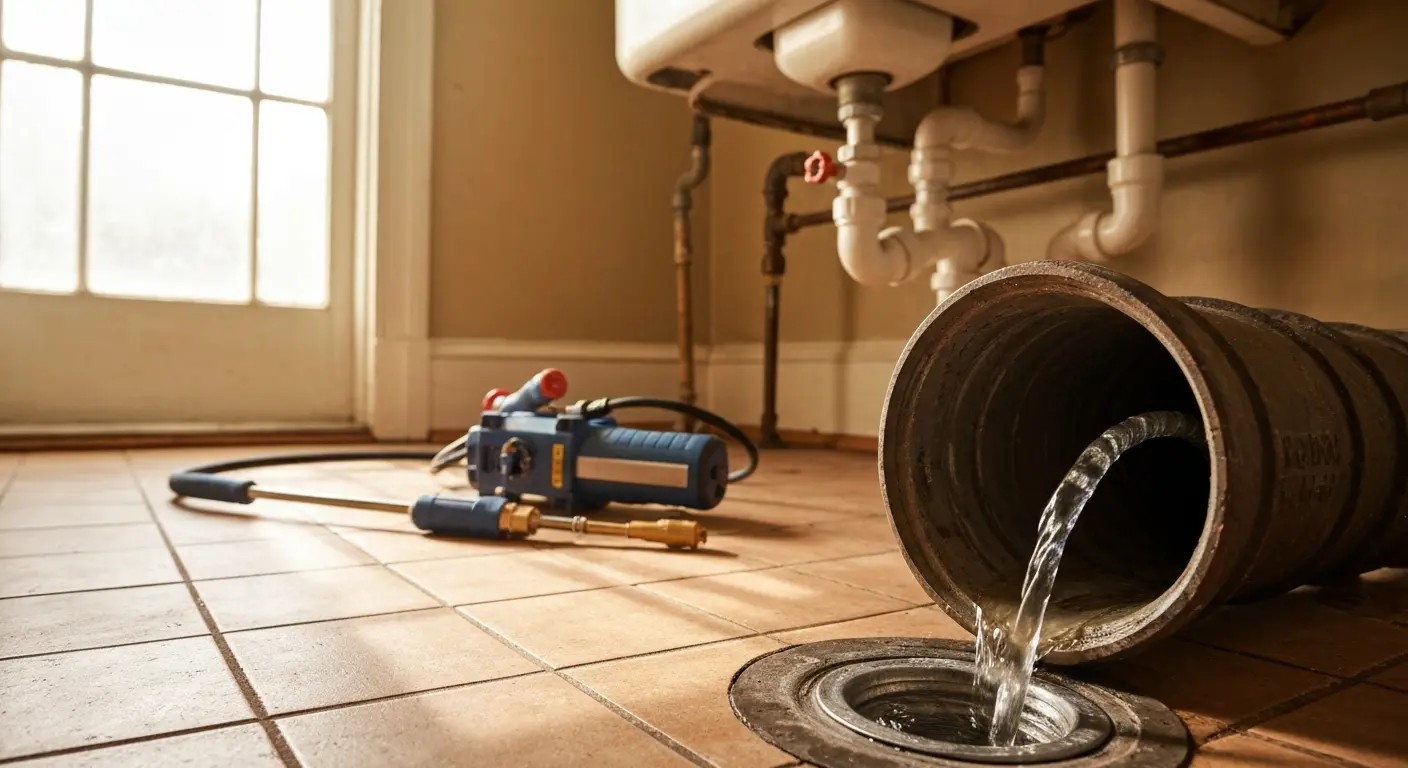 Drain cleaning service