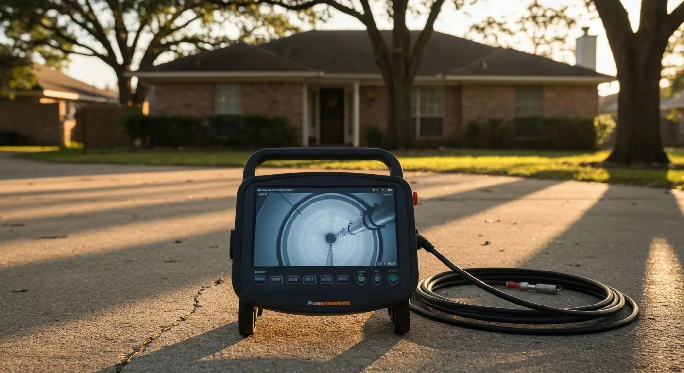 Sewer camera inspection