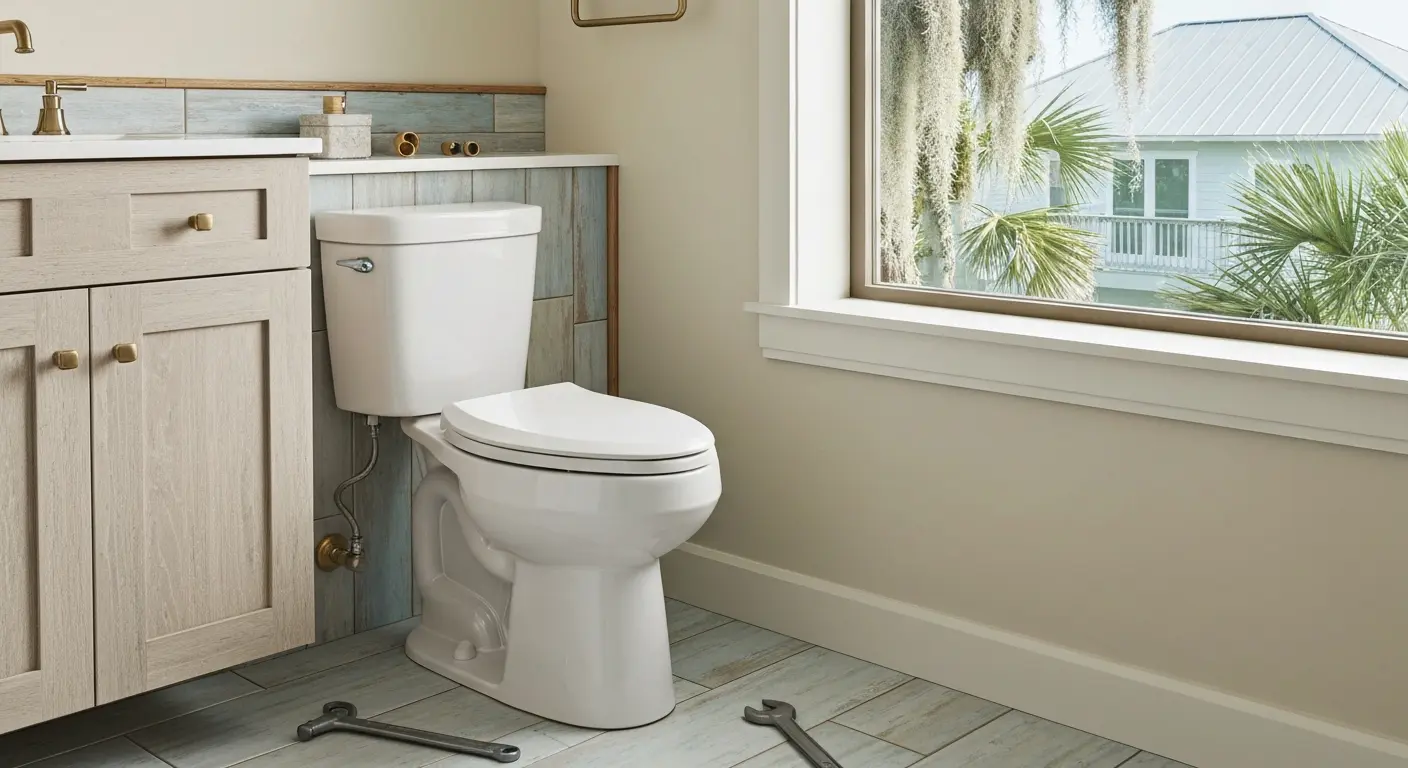 Toilet repair and installation in Kemah