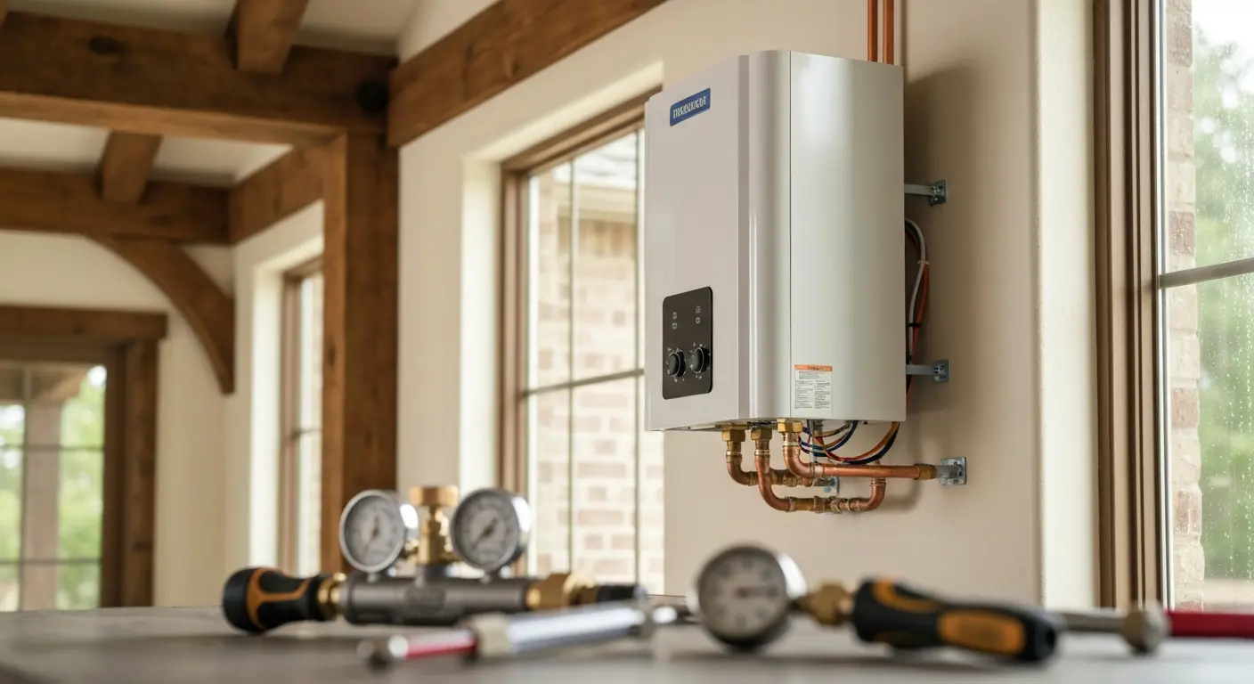Tankless water heater service