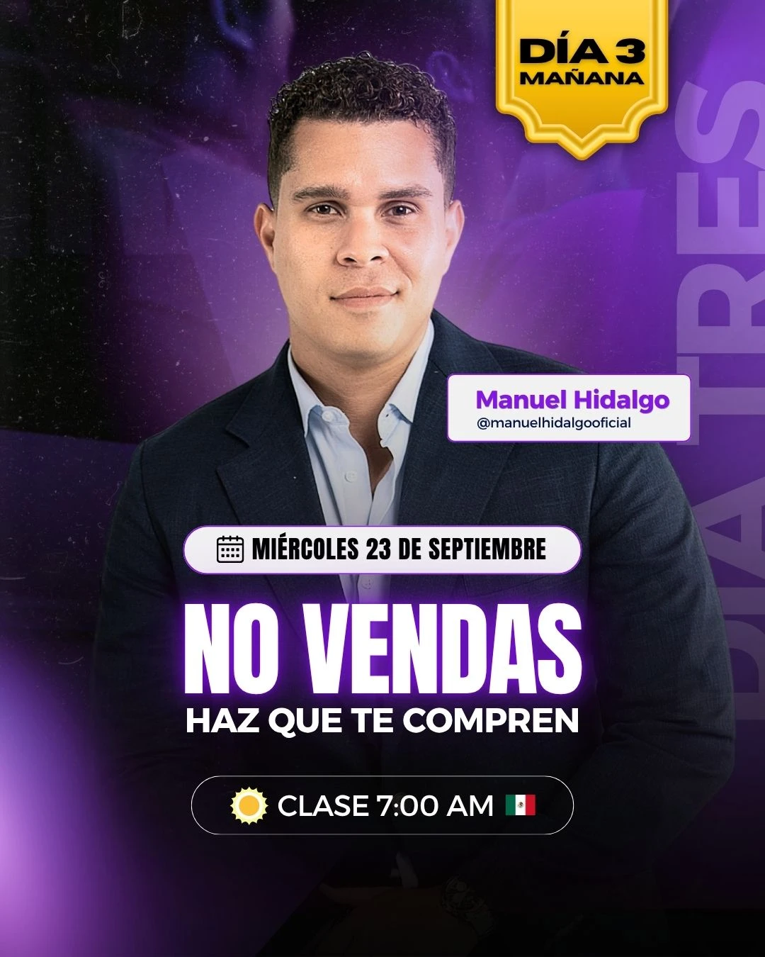 Día tres mañana