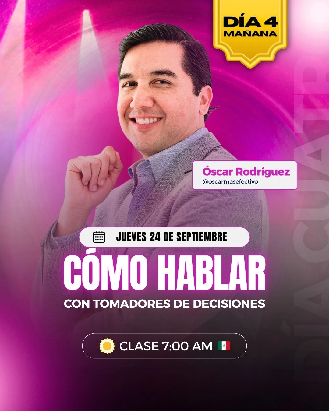 Día cuatro mañana