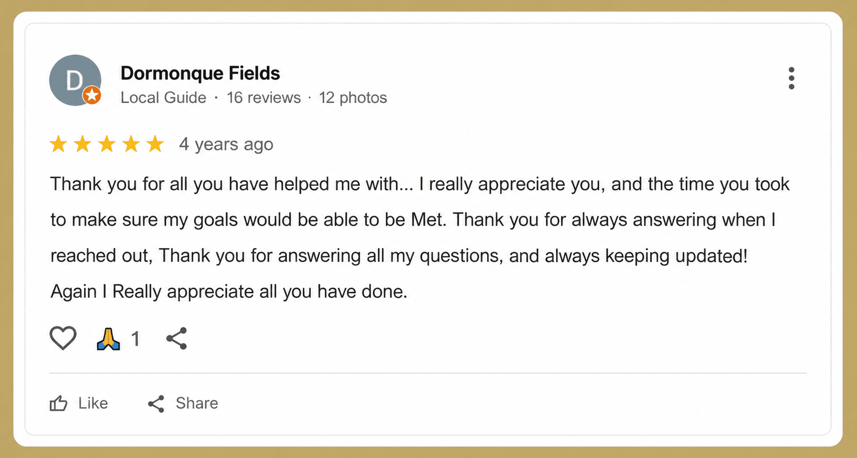 Client Review