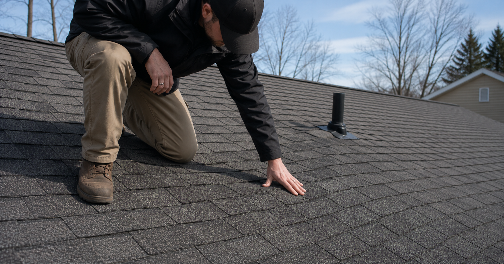 sagging roof deck repair and structural roof repair Stoughton WI | Badger Roofing of Wisconsin