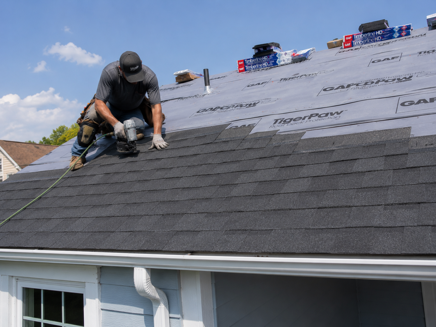 Architectural shingle installation Stoughton WI - Badger Roofing of Wisconsin