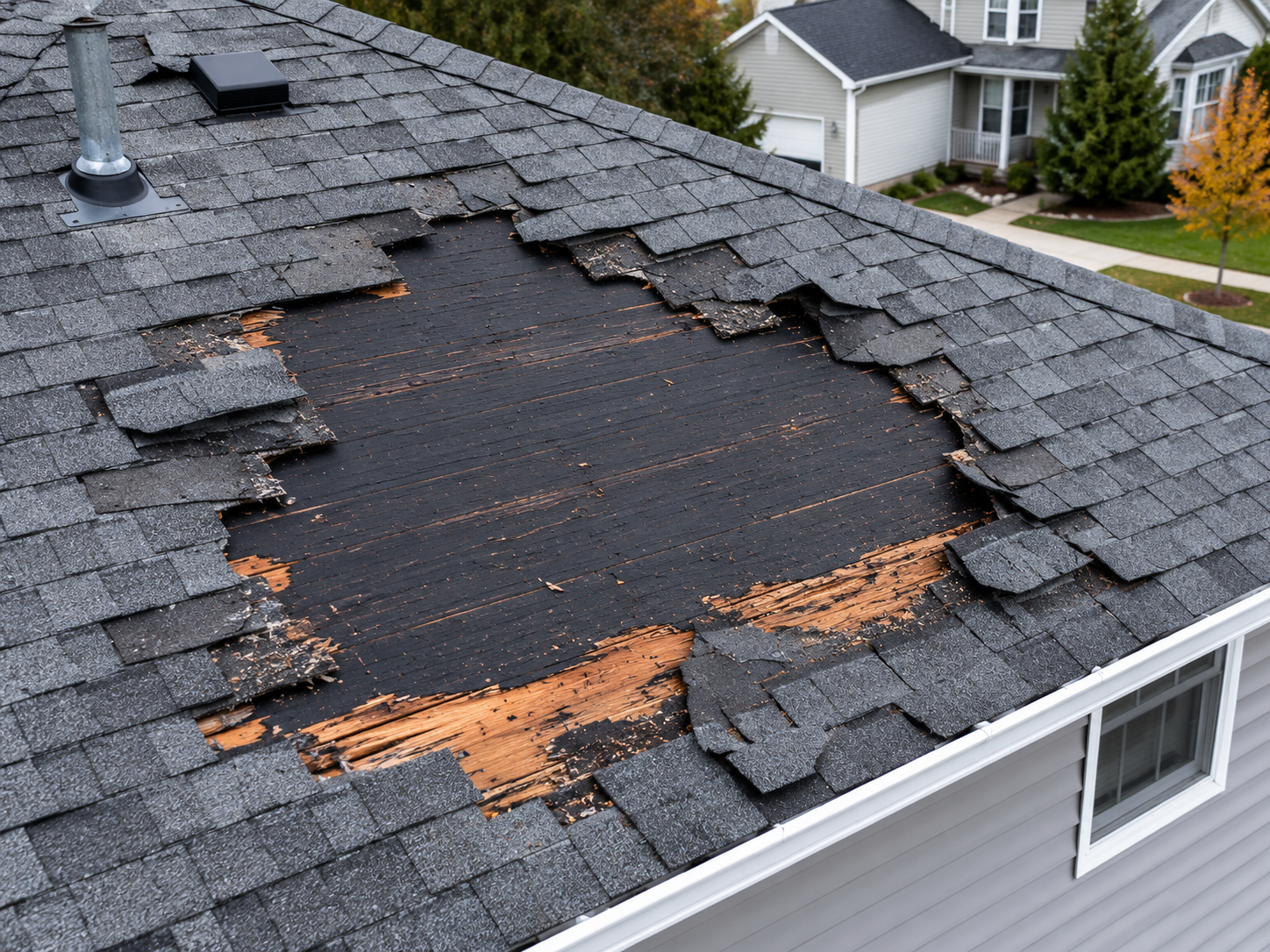 missing shingles emergency roof repair Oregon WI | Badger Roofing of Wisconsin