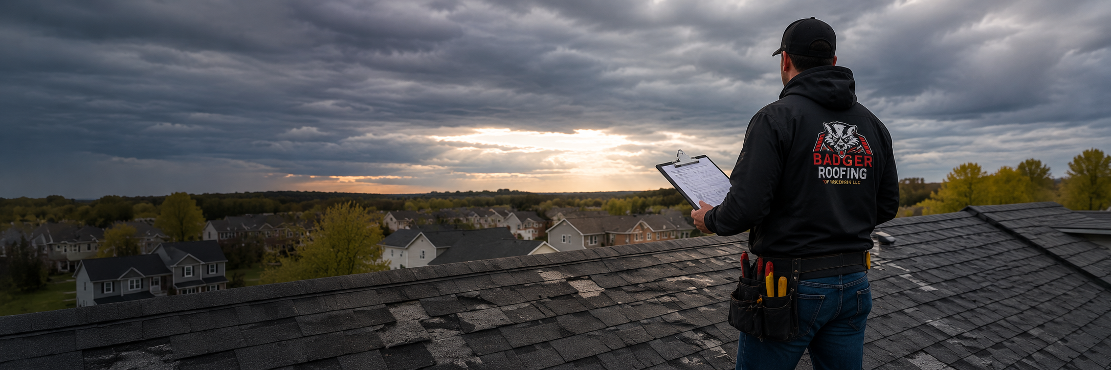 insurance claim help storm damage roofing Stoughton WI | Badger Roofing of Wisconsin