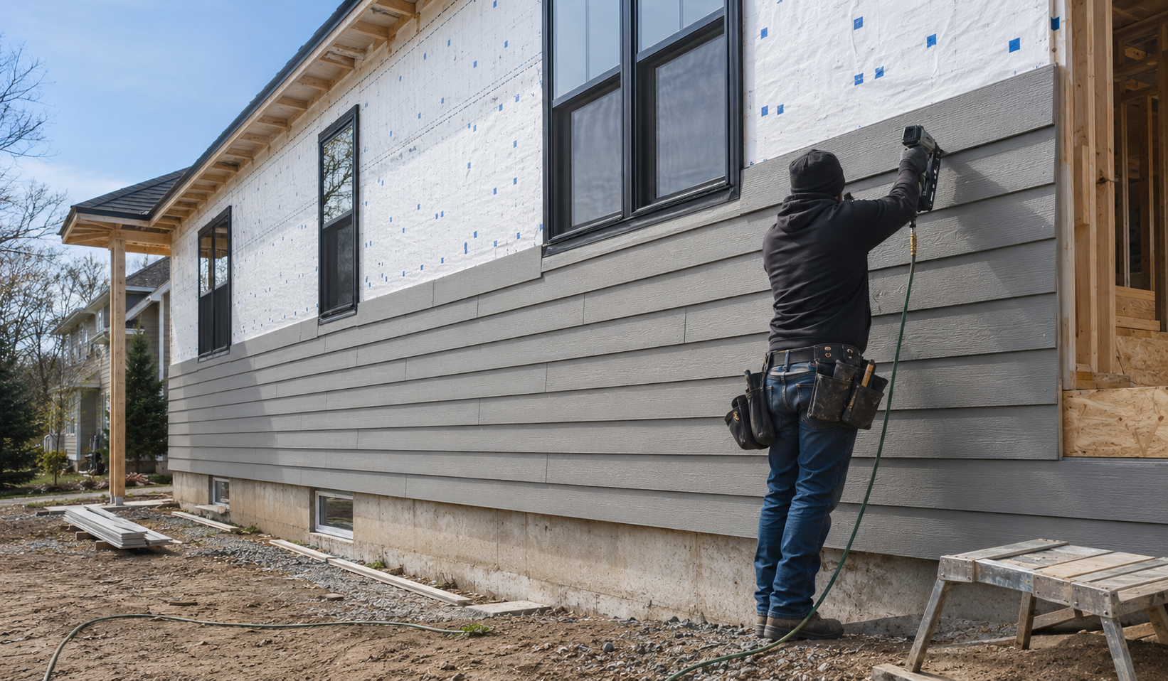 fiber cement siding installation Stoughton WI - Badger Roofing of Wisconsin