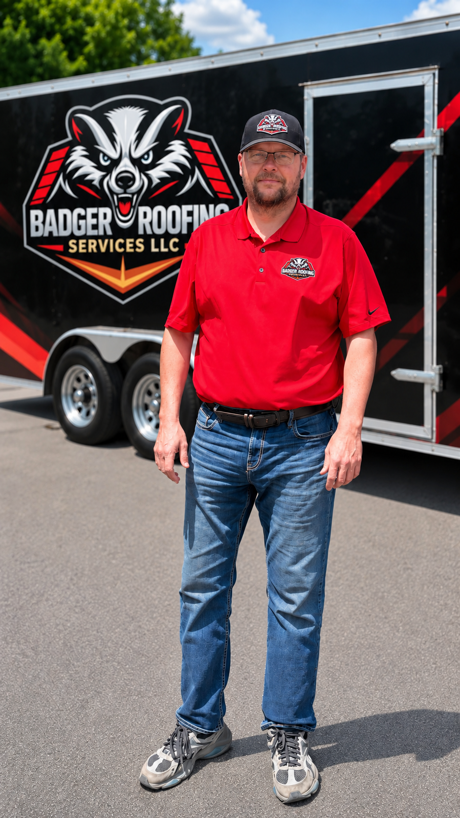 Justin Horstman owner Badger Roofing Services free roof inspection Madison WI