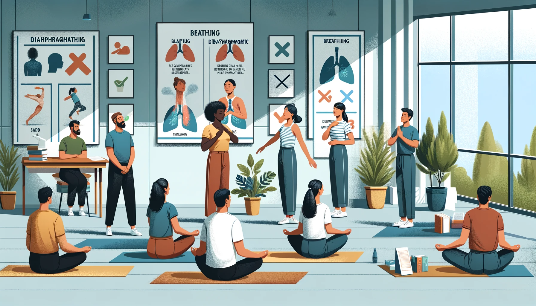 How to Perform Intercostal Diaphragmatic Breathing