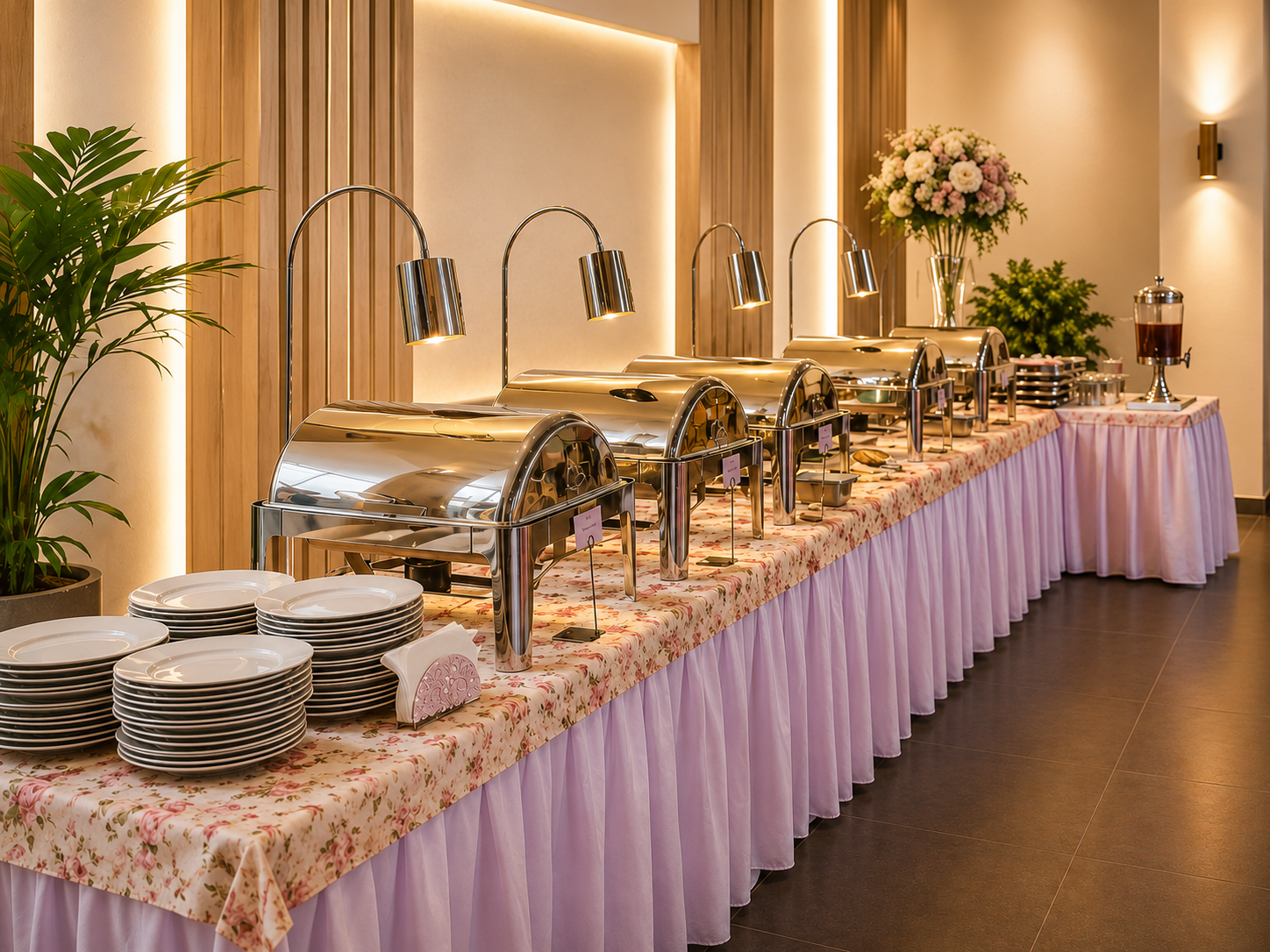 TGIS5K elegant buffet setup