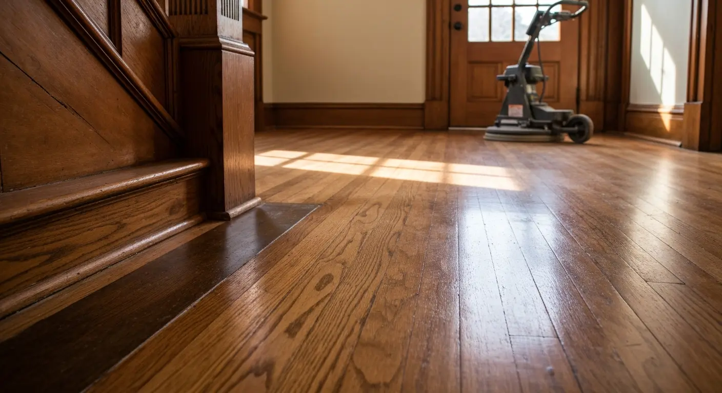 Hardwood flooring installation
