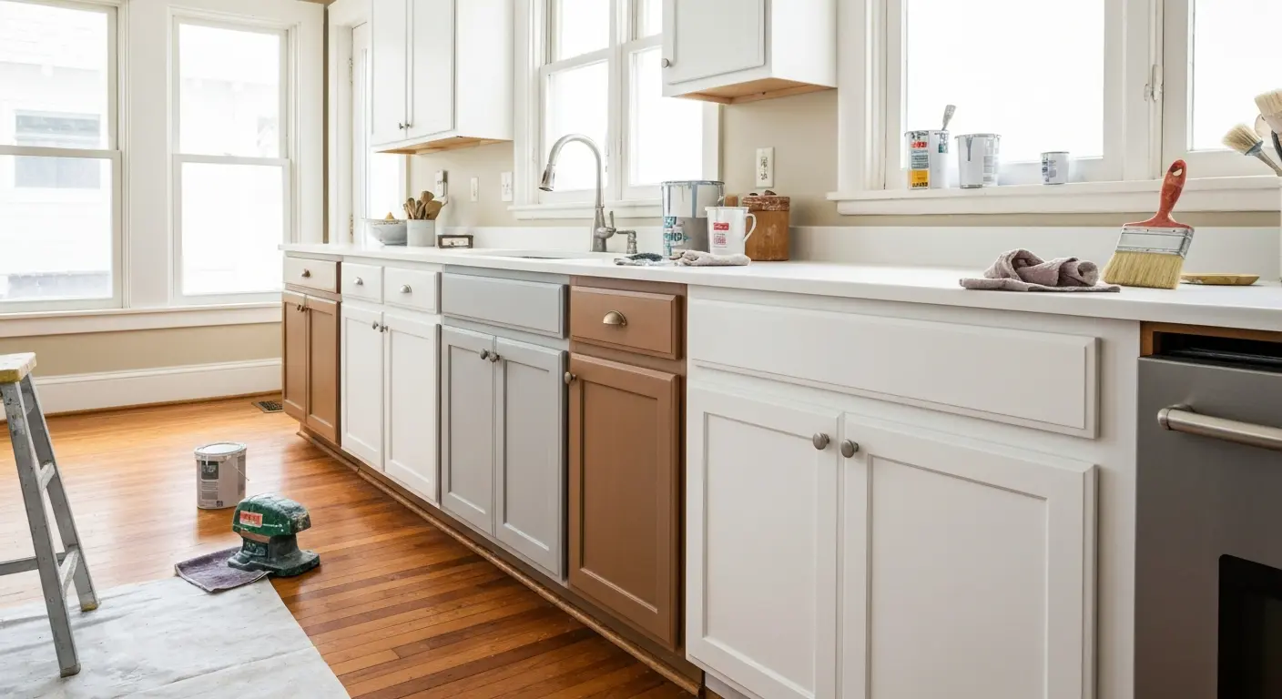 Cabinet painting service