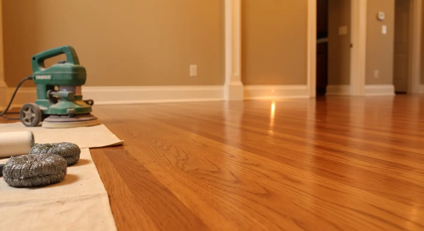 Floor refinishing project
