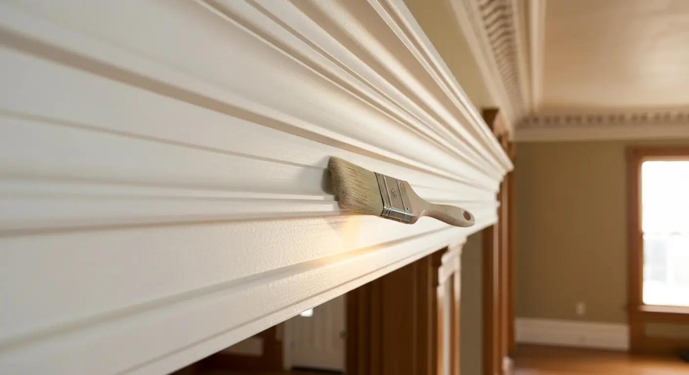 Trim painting detail