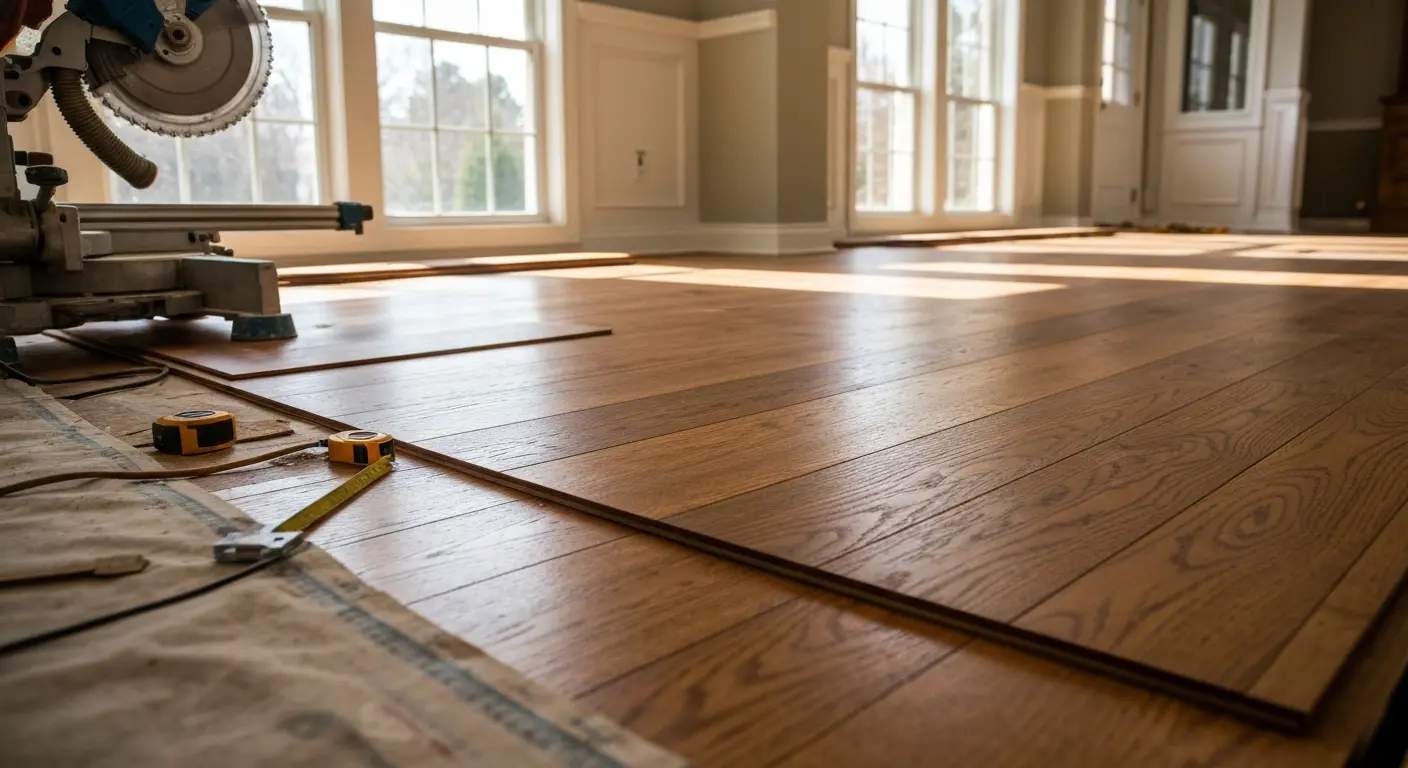 Engineered flooring installation