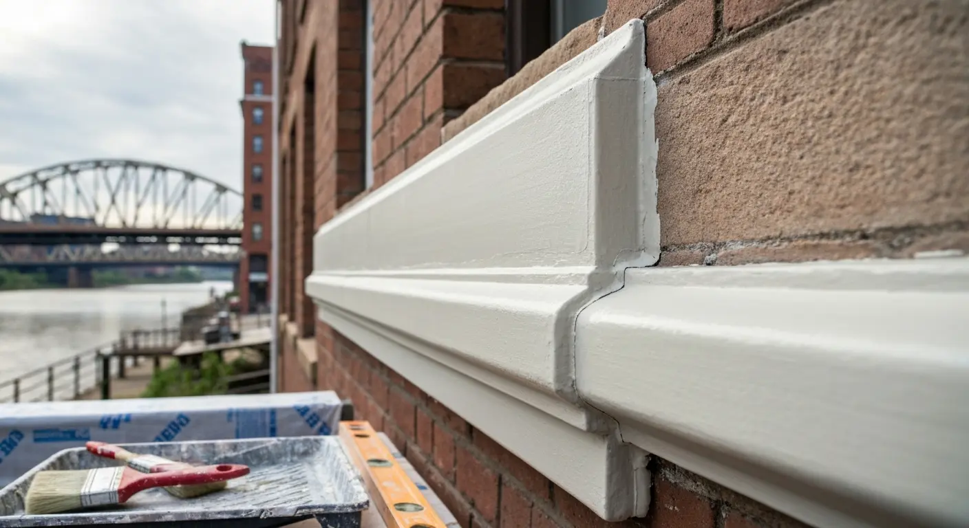 Exterior building painting Strip District