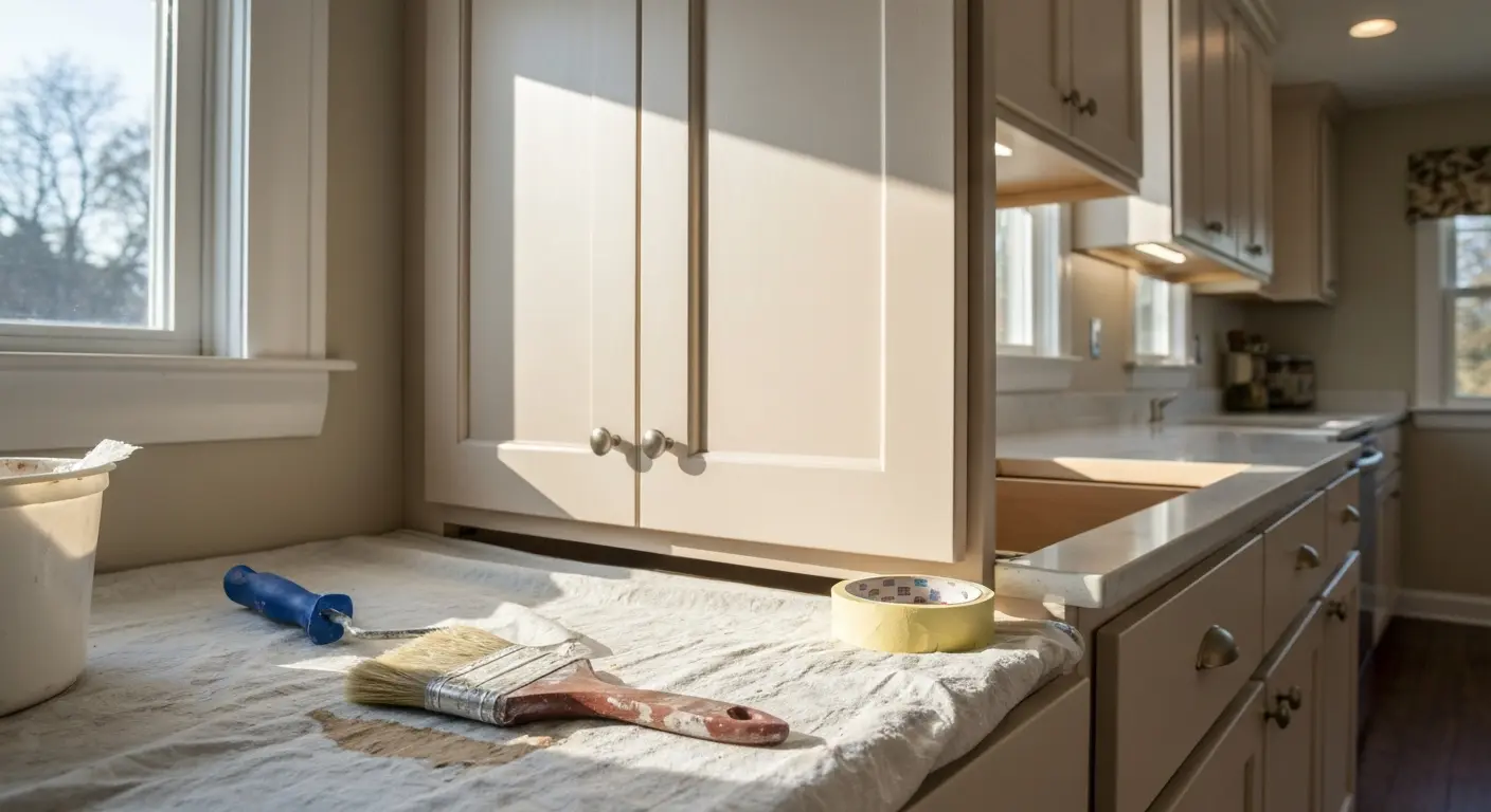 Cabinet painting service
