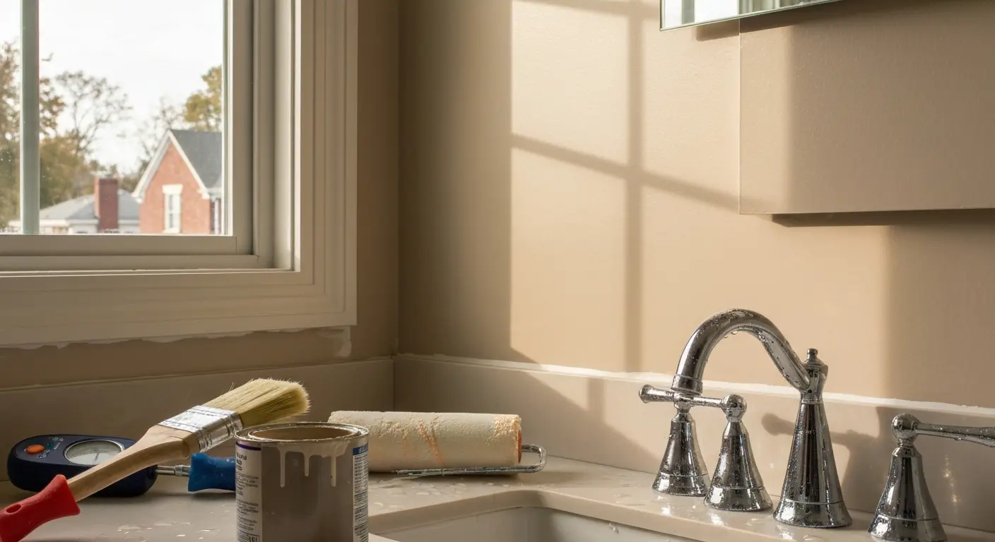 Kitchen and bathroom painting