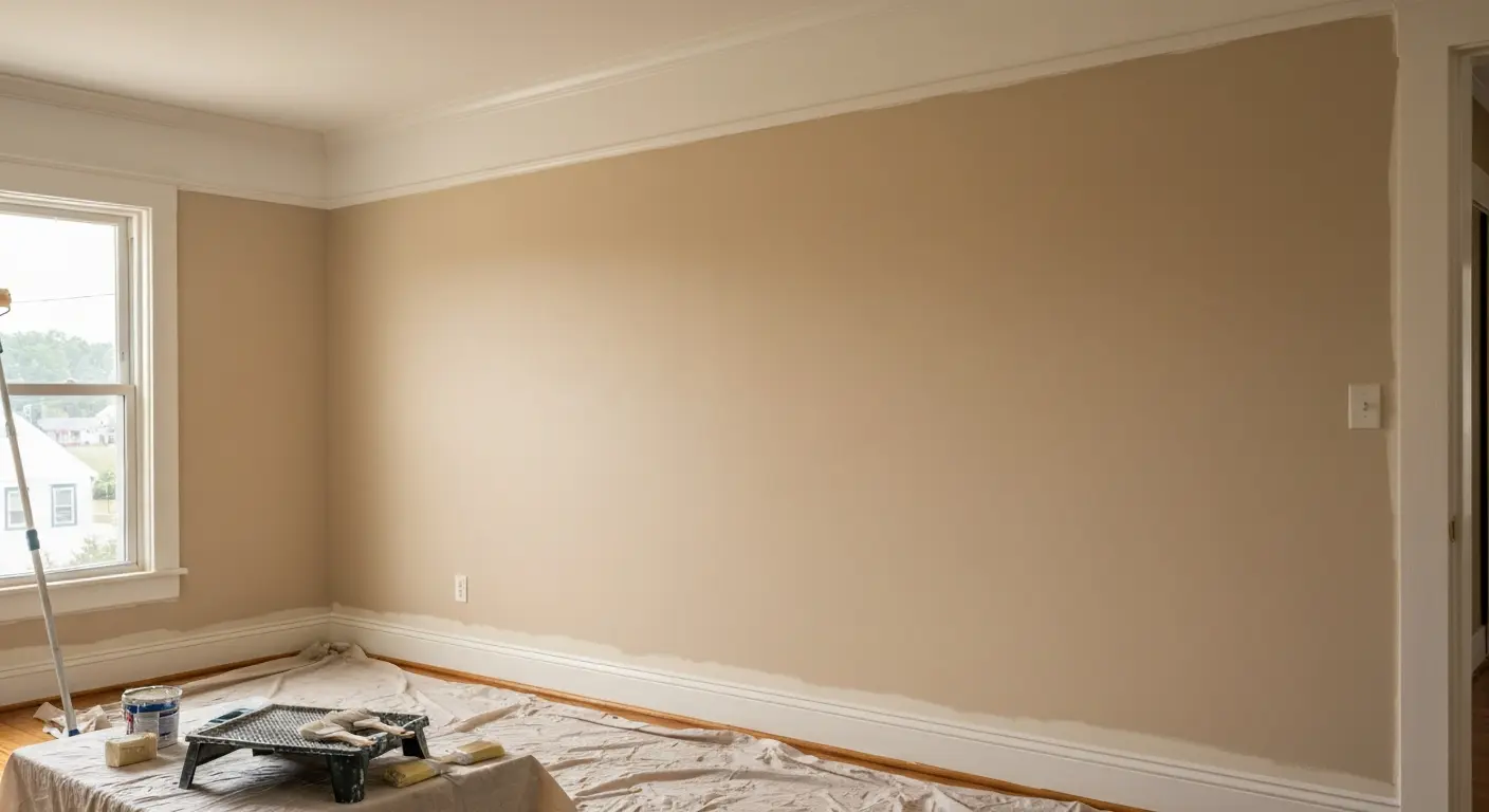Interior wall painting