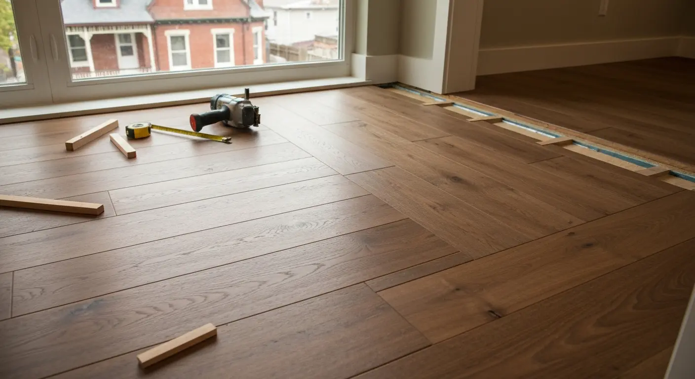 Engineered flooring installation