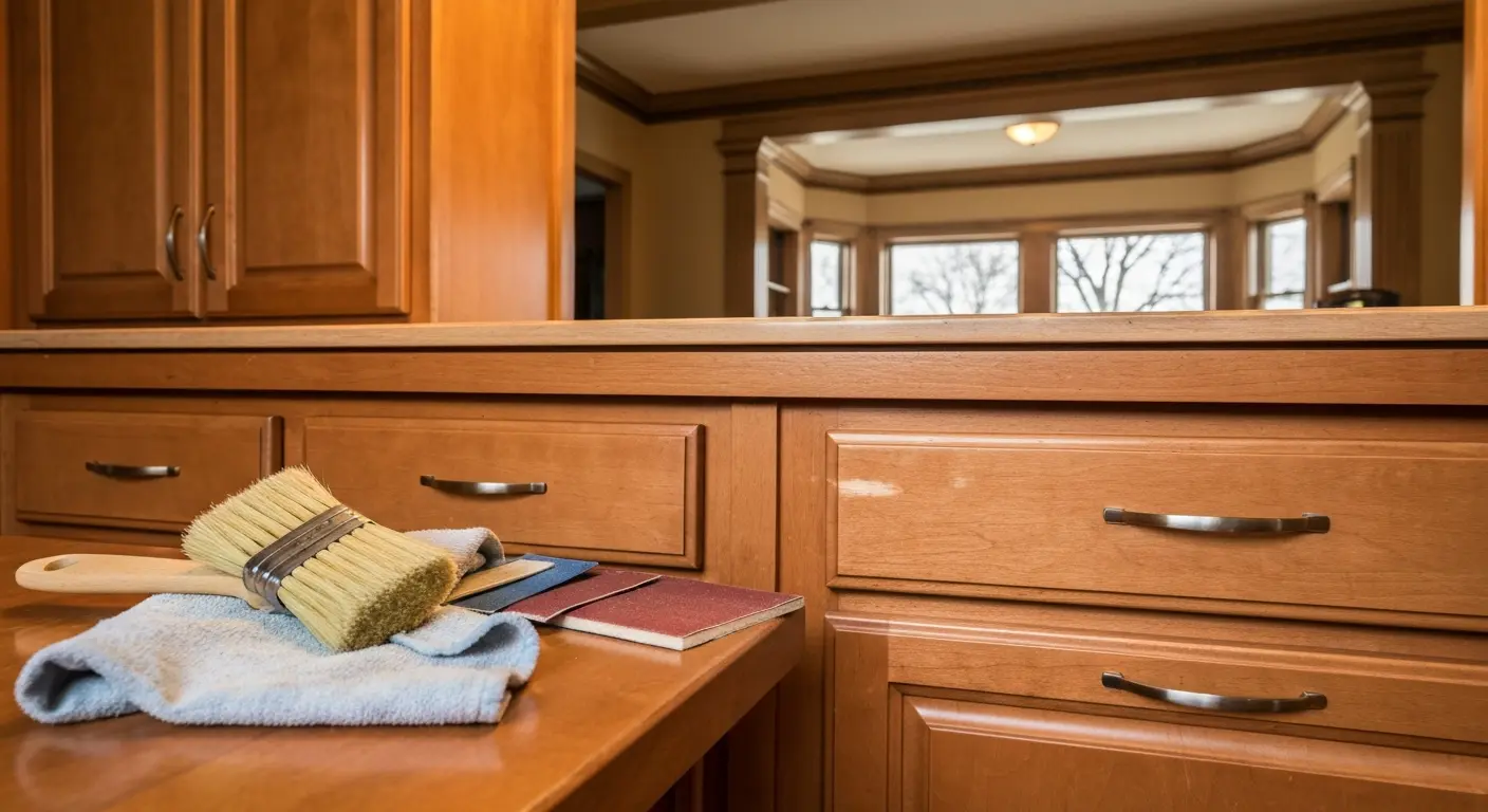 Cabinet refinishing project