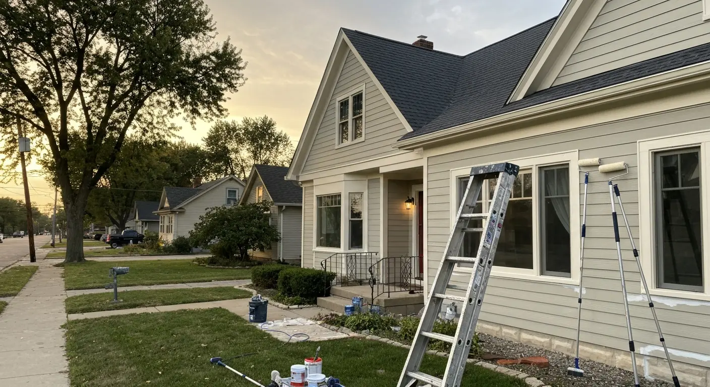 Exterior house painting