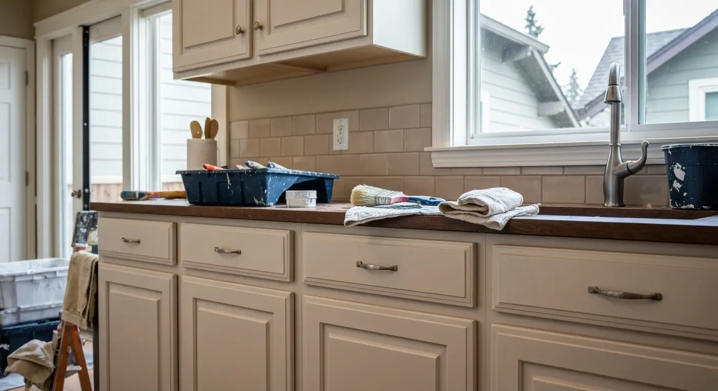 Cabinet painting project