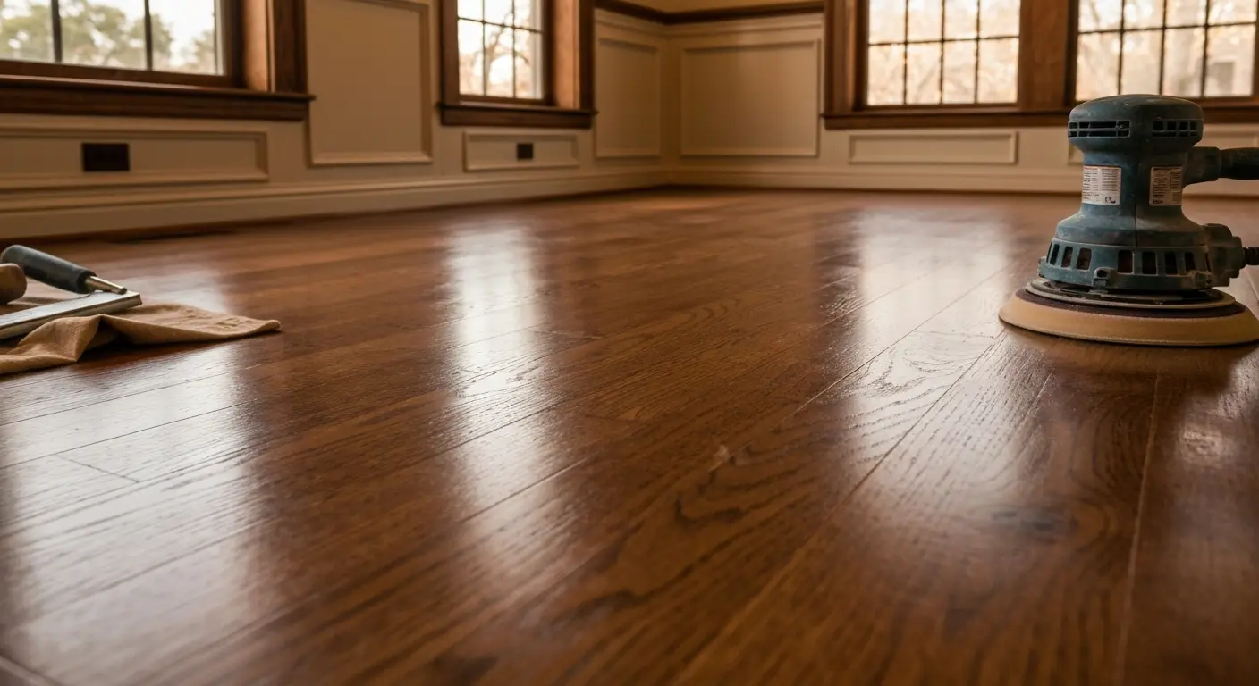 Hardwood flooring installation