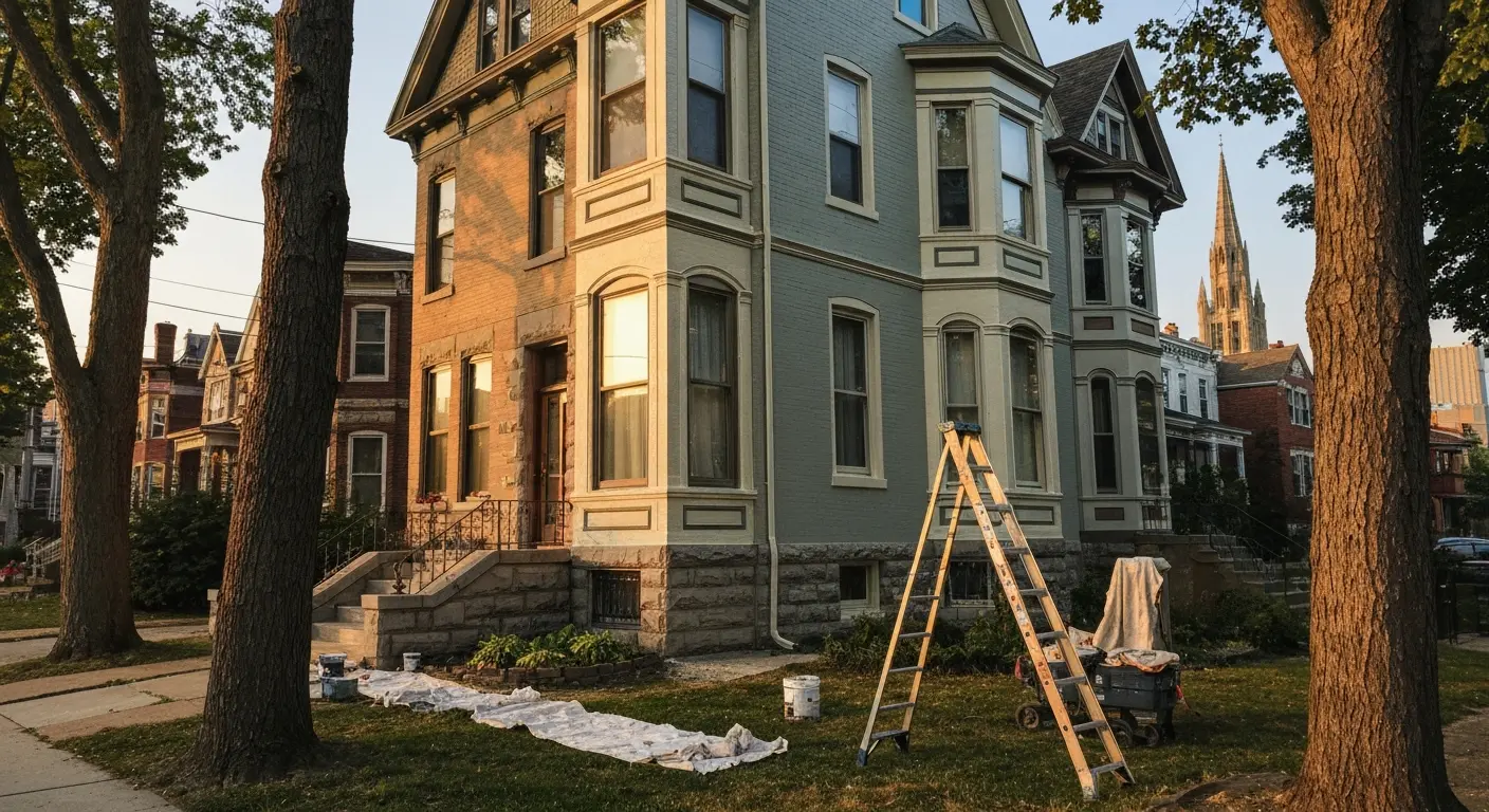 Exterior home painting